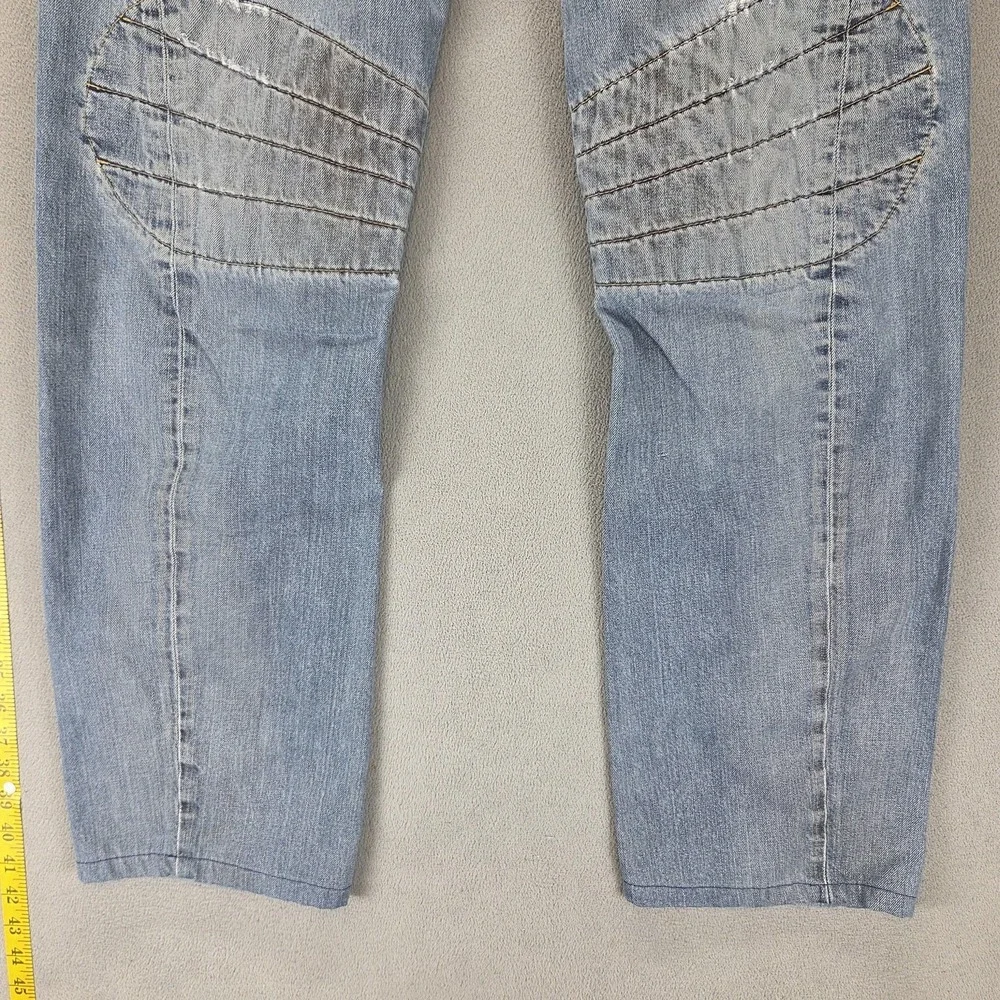 VTG Levis Engineered Jeans Mens Blue Twisted Flap Pocket Altered Hem Fits 32x30